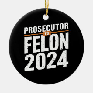 Aanklager vs Felon 2024 Keramisch Ornament