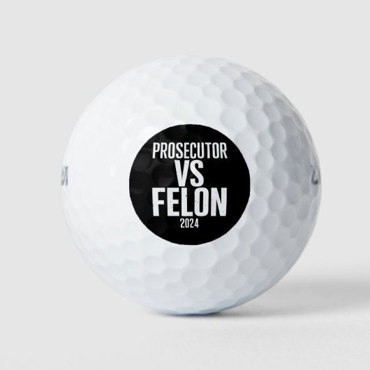 Aanklager Vs Veroordeelde 2024 Golfballen (Voorkant)