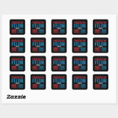 Aanklager Vs Veroordeelde 2024 Vierkante Sticker (Vel)