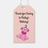 Aankleden Party Favor Label Cadeaulabel (Voorkant)