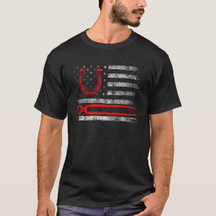 Aankomende Hoefijzer Hoof Trimming Equine Shoeing_ T-shirt