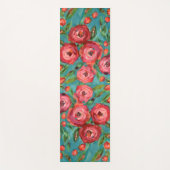 Aankomende rozen yogamat (Voorkant)