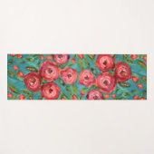 Aankomende rozen yogamat (Voorkant (horizontaal))