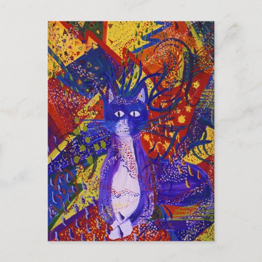 Aankomst - Abstracte moderne liefdespartij Uitnodiging Briefkaart (Voorkant)