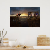 Aankomst bij Adcalmahr Poster (Keuken)