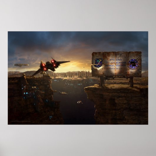 Aankomst bij Adcalmahr Poster (Voorkant)