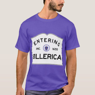 Aankomst bij Billerica Massachusetts Commonwealth T-shirt