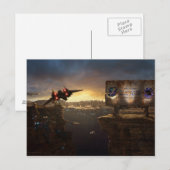 Aankomst bij het Briefkaart Adcalmahr (Voorkant / Achterkant)