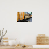 Aankomst bij het treinstation van Durango Poster (Keuken)