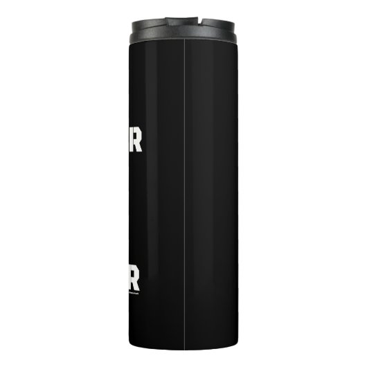 Aankomst/blok/dochter... Borstkanker Thermosbeker (Achterkant)