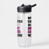 Aankomst/blok/dochter... Borstkanker Waterfles (Links)