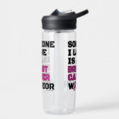 Aankomst/blok/iemand van wie ik hou...Borstkanker Waterfles (Links)