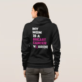 Aankomst/Blok/Mam... Borstkanker Hoodie (Achterkant volledig)