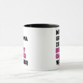 Aankomst/blok/oma...Borstkanker Mok (Midden)
