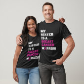 Aankomst/blok/zuster...Borstkanker T-shirt (Unisex)