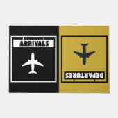 Aankomst en vertrek, housewarming welkom deurmat (Voorkant)