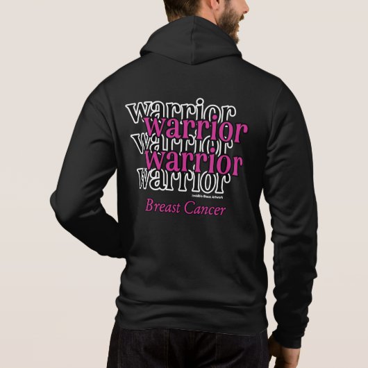 Aankomst/herhaling...Borstkanker Hoodie (Achterkant)