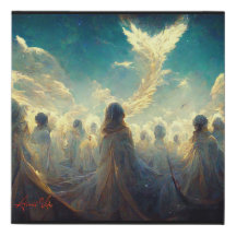 Aankomst in de hemel - Faux Wrapped Canvas Print
