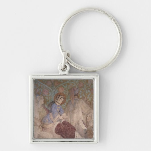 Aankomst in Eisenach, c.1854/55 Sleutelhanger (Voorkant)
