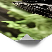 Aankomst in het bos | AI Art Poster (Hoek)