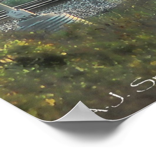 Aankomst in Manassas Poster (Hoek)