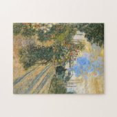 Aankomst in Montegeron Monet Fine Art Legpuzzel (Horizontaal)