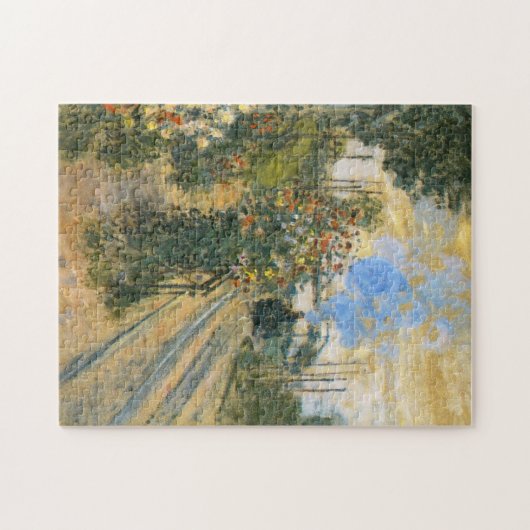 Aankomst in Montegeron Monet Fine Art Legpuzzel (Horizontaal)