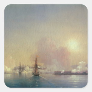 Aankomst in Sebastopol Bay, 1852 Vierkante Sticker