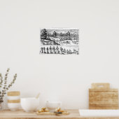 Aankomst koningin Elizabeth I Poster (Keuken)