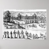 Aankomst koningin Elizabeth I Poster (Voorkant)