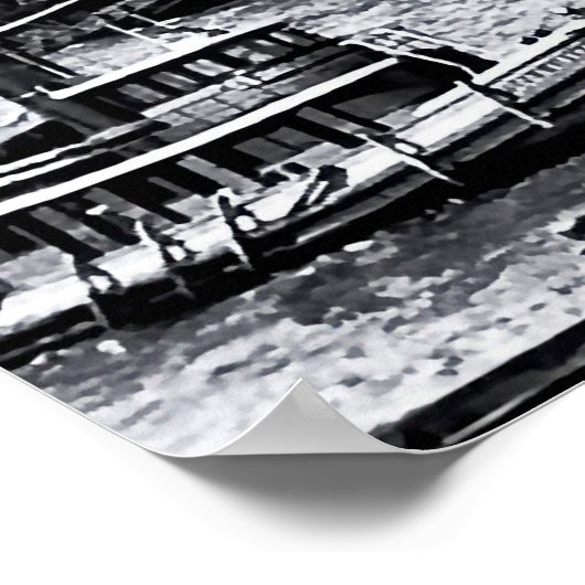 Aankomst New York: Olympische Spelen in RMS Poster (Hoek)