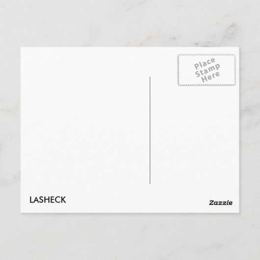 Aankomst op spoor 1 briefkaart (Achterkant)