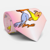 Aankomst pasbaar babymeisje - een winkelbestelling stropdas (Opgerold)