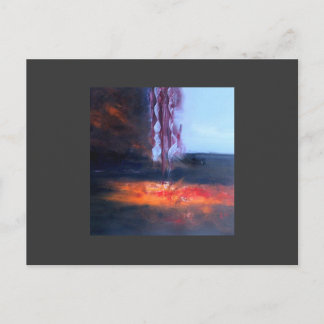 aankomst ' s morgens briefkaart