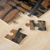 Aankomst station Saint-Lazare Train Monet Fine Art Legpuzzel (Zijkant)