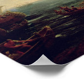 Aankomst van Aeneas in Italië, de Dageraad van de Poster (Hoek)