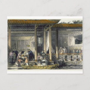 Aankomst van Cadeaus voor het huwelijk bij het ver Briefkaart