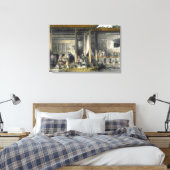 Aankomst van Cadeaus voor het huwelijk bij het ver Canvas Afdruk (Insitu (Slaapkamer))