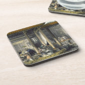 Aankomst van Cadeaus voor het huwelijk bij het ver Onderzetter (Linkerzijde)