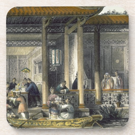 Aankomst van Cadeaus voor het huwelijk bij het ver Onderzetter (Voorkant)