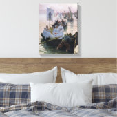 Aankomst van de concessieovereenkomst van St. Anne Canvas Afdruk (Insitu (Slaapkamer))