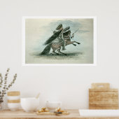 Aankomst van de Crow Tribe (m/v op papier) Poster (Keuken)