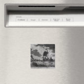 Aankomst van de Engelsen in Roanoke Magneet (Insitu (Vaatwasser))