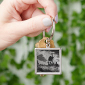 Aankomst van de Engelsen in Roanoke Sleutelhanger (Hand)