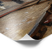 Aankomst van de Normandische trein Foto Afdruk (Hoek)