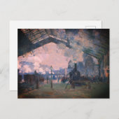 Aankomst van de Normandische trein, Gare Saint-Laz Briefkaart (Voorkant / Achterkant)