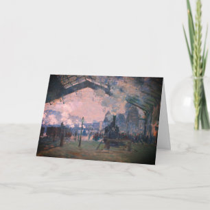 Aankomst van de Normandische trein, Gare Saint-Laz Kaart