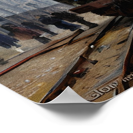 Aankomst van de Normandische trein Poster (Hoek)