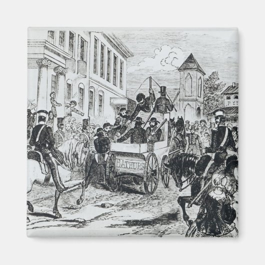 Aankomst van de Overheidsoverbrenging Magneet (Voorkant)