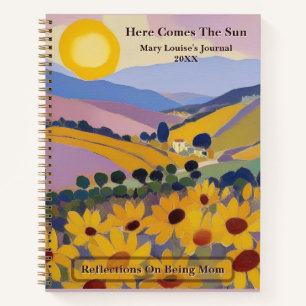 Aankomst van de Zon Custom Spiraal Notebook Notitieboek